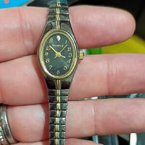 Elegant Women's Gold and Black Watch